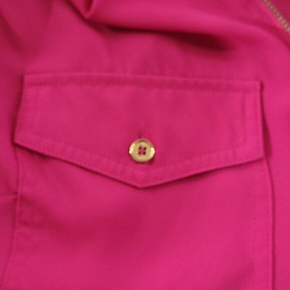 Michael Kors spicy pink zippered shirt - Picture 6 of 7